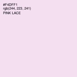 #F4DFF1 - Pink Lace Color Image